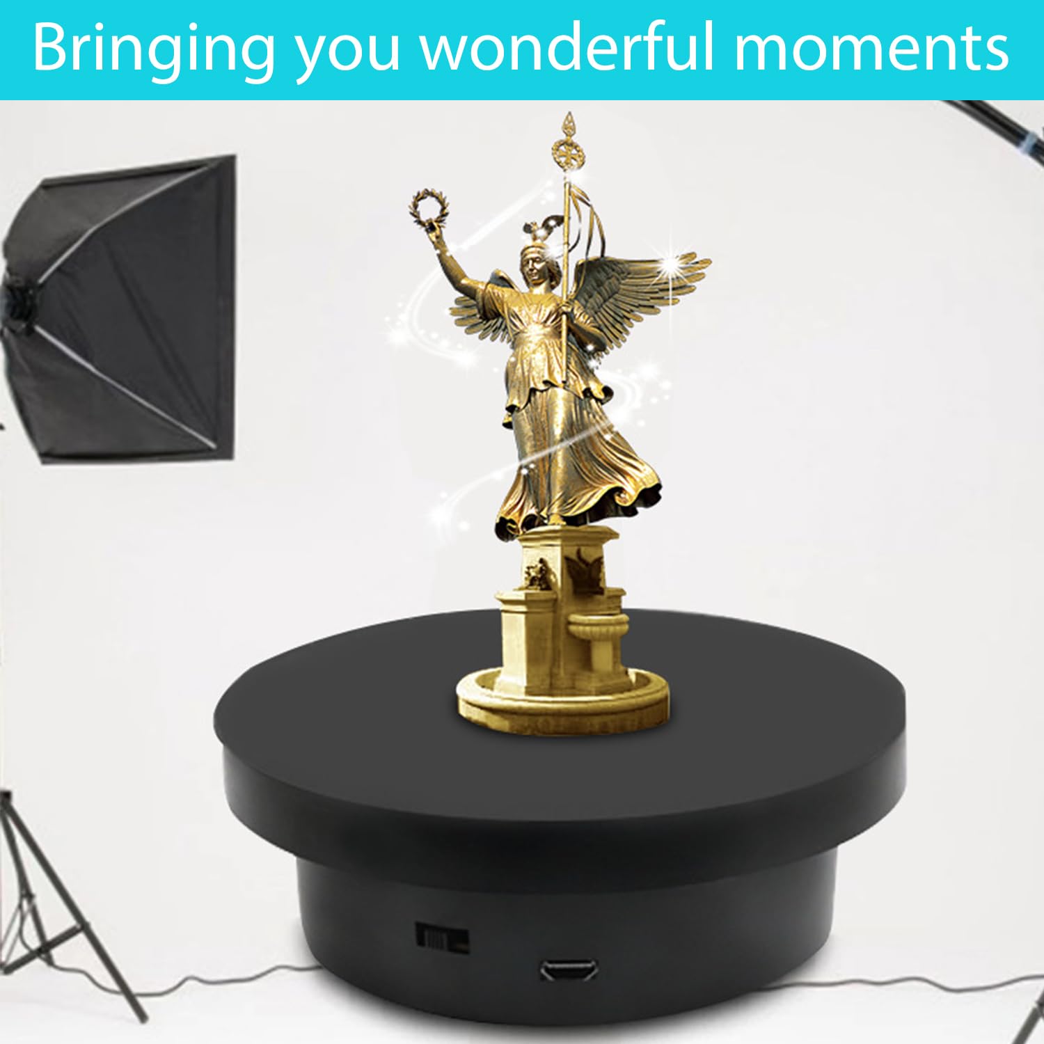 Turn Table For Cake Frosting, 360 Degree Rotating Display Stand, Turntable For Cake. Multi-Functional Turntable For Photography,